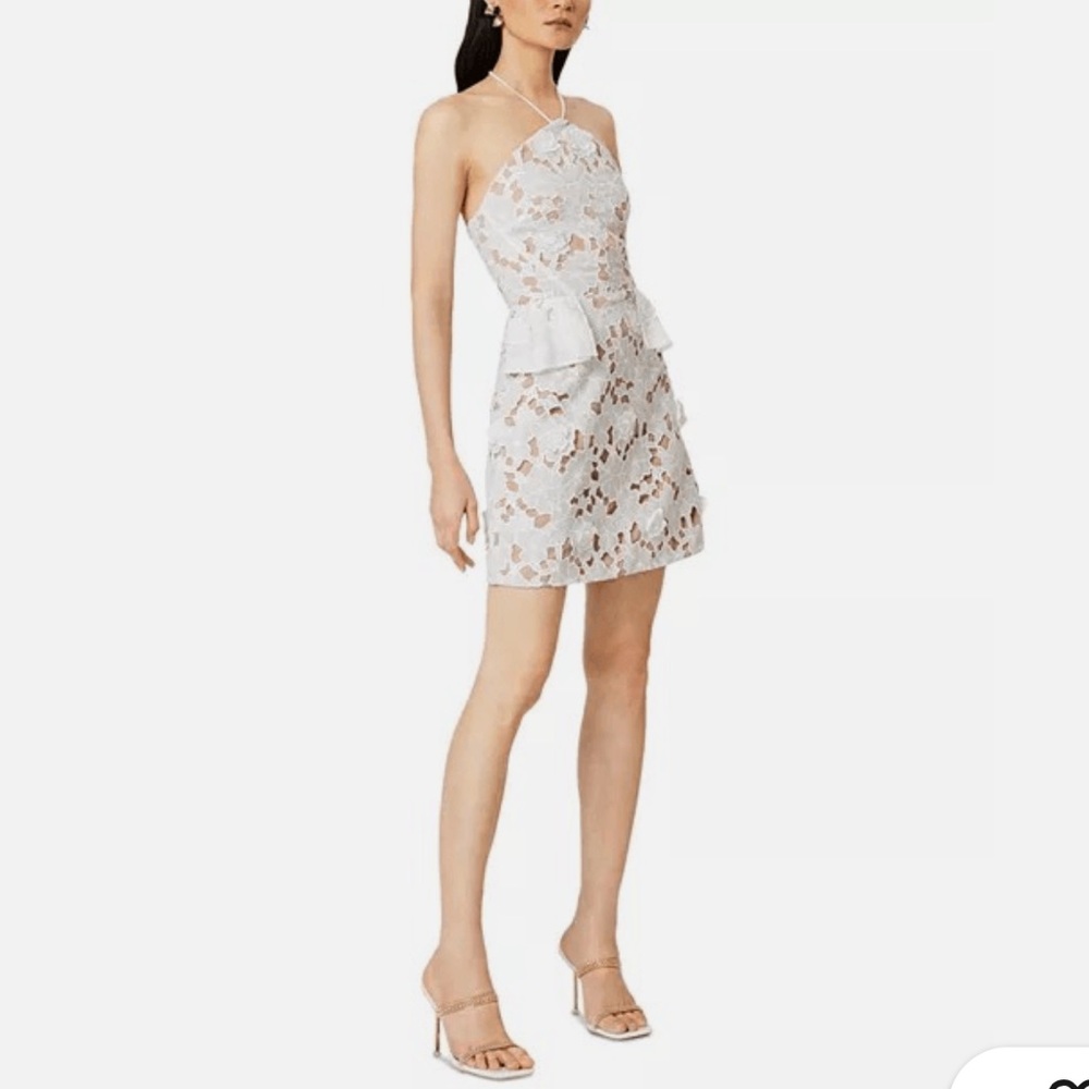 Elliatt Seafarer Lace Halter Mini Dress - Picture 3 of 5